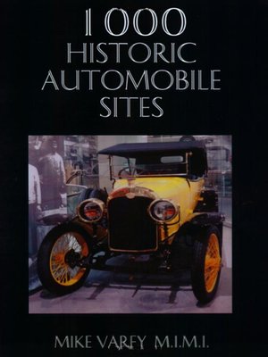 cover image of 1000 Historic Automobile Sites